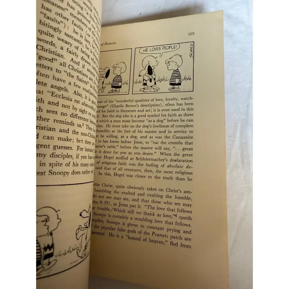 The Gospel According to Peanuts 1965 (8th Printing) Charles Schulz Paperback
